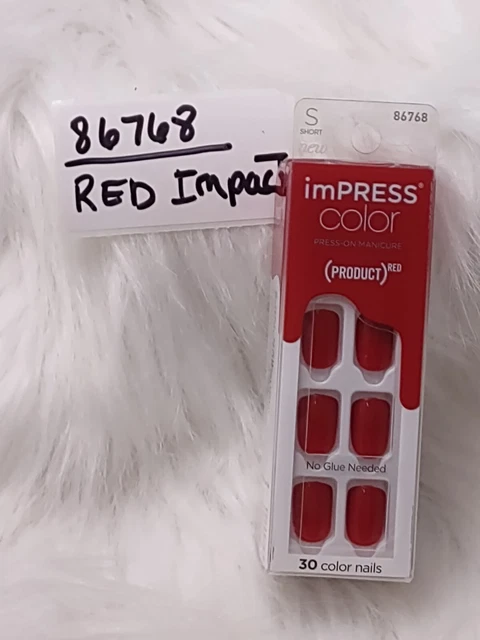 Kiss imPRESS Press On Nails Manicure Pedicure One Step Charms Kids Adult Holiday