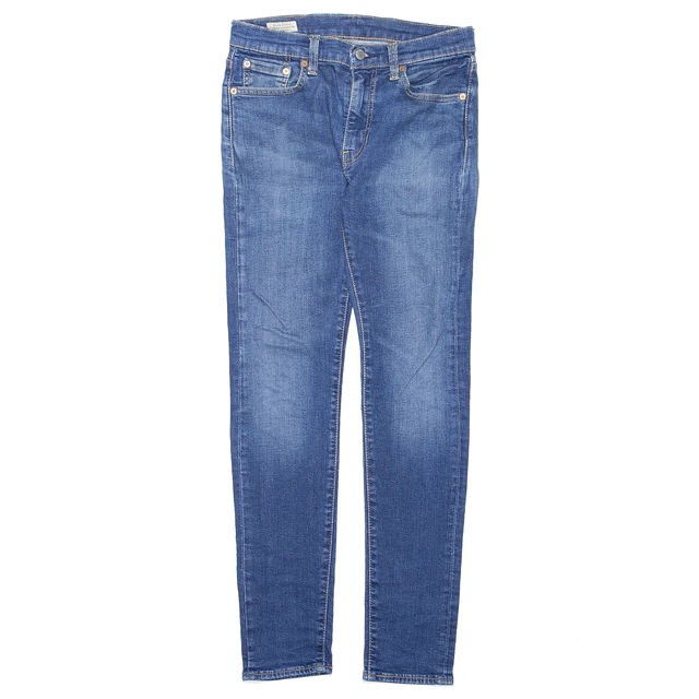Jeans skinny slim skinny Levi's 519 da uomo blu denim W29 L32