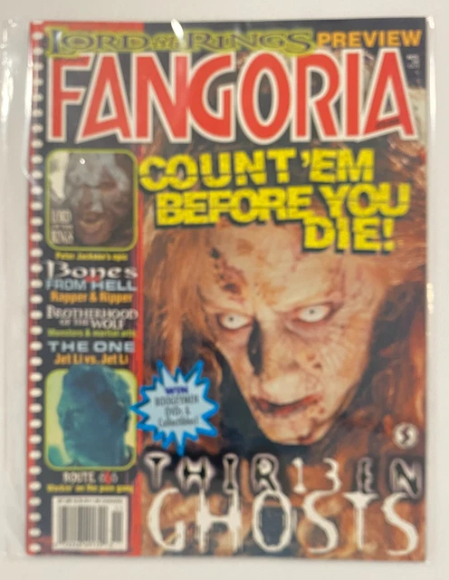FANGORIA Magazine - Issue #208 (Nov 2001) Lord of the Rings Preview! Count'Em
