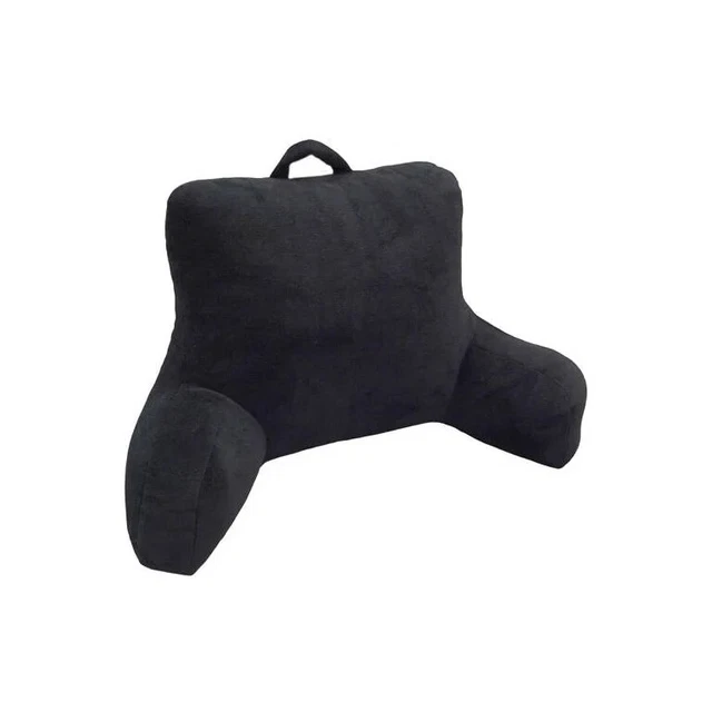 Plush Backrest Pillow Bed Cushion Support Reading Back Rest Arms Chair Lounger