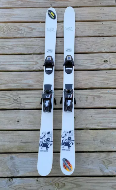 Line Ghetto Blaster Skis 131cm With Salomon C509 Bindings Twin Tip White Line Ghetto Blaster Skis 131cm With Salomon C509 Bindings Twin Tip White