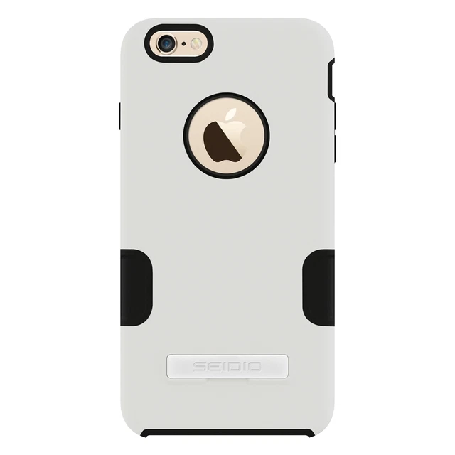 Seidio DILEX Pro Case with Metal Kickstand for iPhone 6/6S Plus - Glossed White