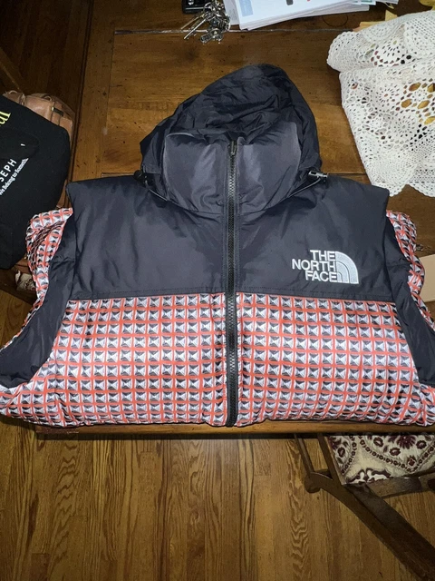 SUPREME THE NORTH Face Studded Nuptse Jacket Black Small SS21 READ 