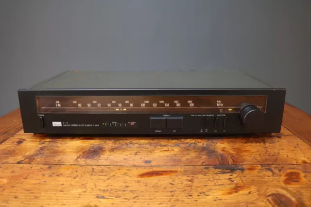 Sansui T-7L AM/FM Tuner HiFi Separate Black Vintage 1980s Audiophile Japan