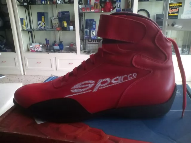 Scarpe Kart Sparco Stivaletto In Pelle Tg 41-42-45  Karting Boots Schuhe