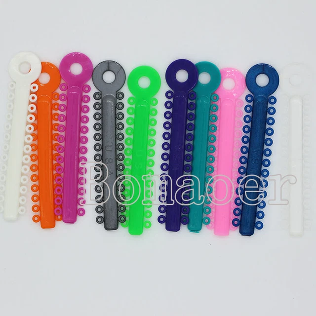 Lot De 5000 élastiques Dentaires Orthodontiques - Bandes En Caoutchouc Pour Appareil Dentaire - 4.5 Oz - Neuf - Fabriqué En Chine