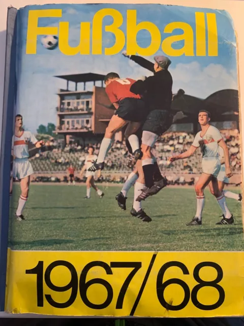Fussball 1967/68 - Bilder-Sammelband - Bergmann Verlag - Bundesliga & Co.
