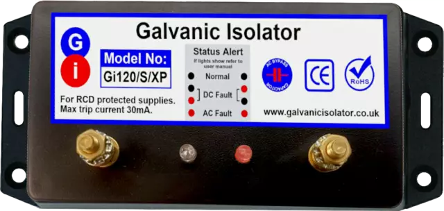 Wire In Galvanic Isolator. Earth Leakage Protection, LED Lights & Capacitor