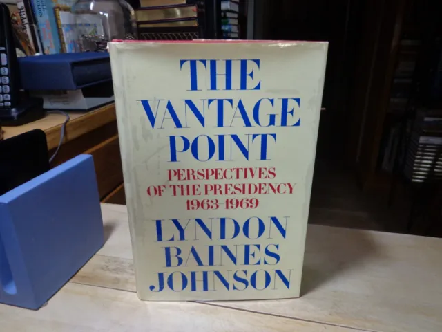 Lyndon Baines Johnson The Vantage Point Signed 1St Edition President Biography