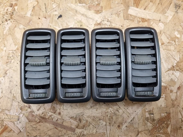 4x RENAULT TRAFIC VIVARO PRIMASTAR prese d'aria cruscotto - GRIGIO ARGENTO 2001 - 2014 GEN