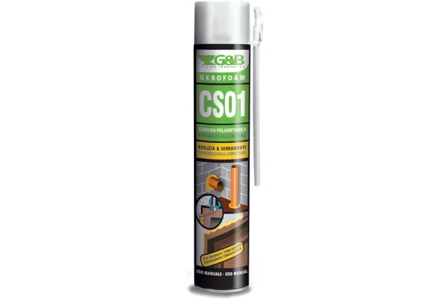 Schiuma poliuretanica Manuale 750ml G&B Fissaggi CS01