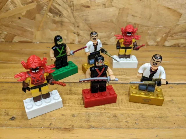 Mega Bloks Power Rangers Samurai Series 1 Minifigures Bundle