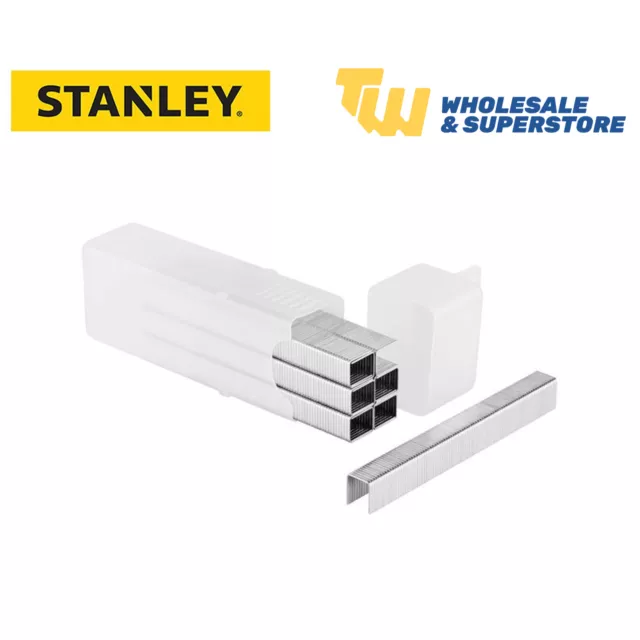 Stanley Staple 12mm 1000pc Type G Sharpshooter Fits Arrow & Rapesco 1-TRA708T