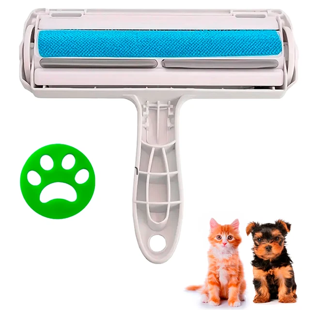 Reusable Dog Cat Pet Hair Remover Roller for Furniture, Couch, Carpet, Car Seat