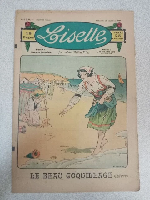 Lisette N°313 – 10 Juillet 1927 – Le Coffret En Bois De Rose – Rallic & Gaël