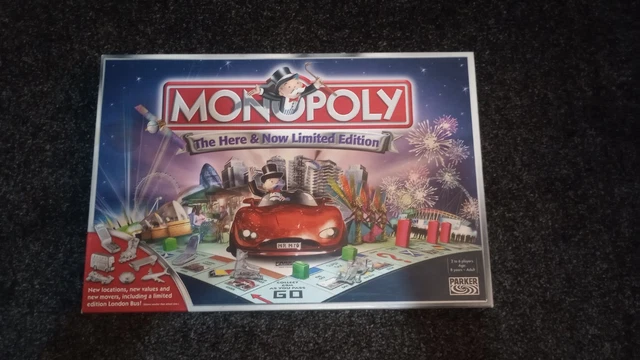 Jeu Monopoly Here & Now - Édition Monde 2015 Hasbro/Parker - Occasion Complet Très Bon état