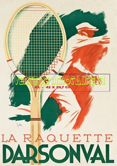 Raquette tennis ancienne darsonval