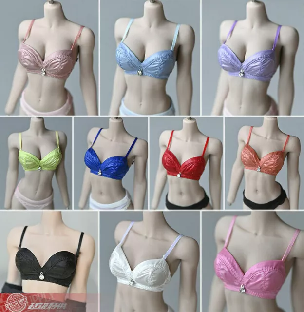 1/6 SCALE FEMALE Bra Big Bust Underwear Clothes Model for 12 Figure Action  Body £9.99 - PicClick UK