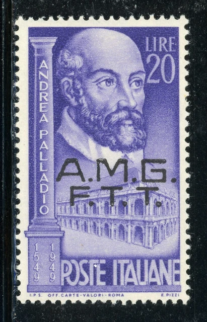 AMG-FTT Trieste MNH: Scott #51 20L Andrea PALLADIO CV$24+