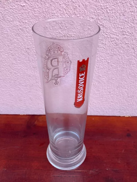 Bicchiere Calici Coppa Birra Krusovice Confezione Set Da 6 Boccali Vetro 0,50 Lt