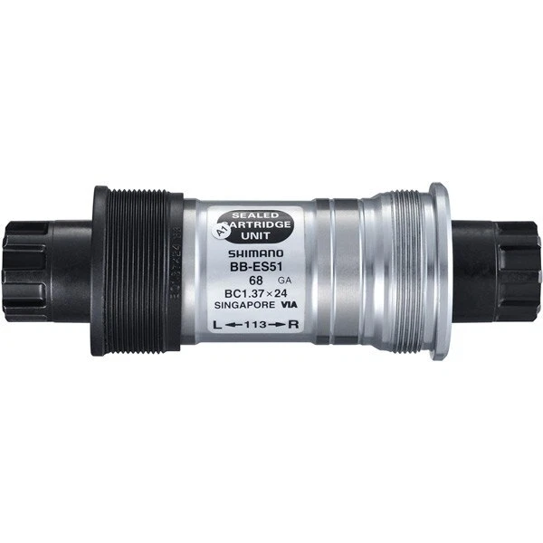 Pédalier (Bottom Bracket) SHIMANO DEORE DX Vintage NOS - Neuf Dans Sa Boîte D'origine - 126,6 Mm BSA
