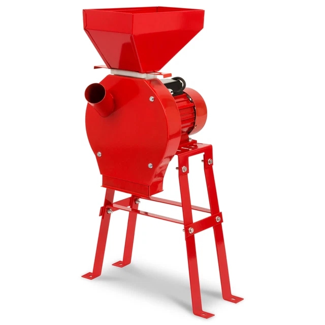 Moulin à Céréales Électrique 2200W - Broyeur Grains 1400 Tr/min - Pour Riz, Maïs, Blé, Café - Entonnoir Inclus (Vert) - 9