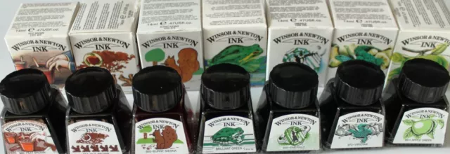 Winsor&newton Tinta de Dibujo 25 Tintas 14ml (GP1L = 250€)