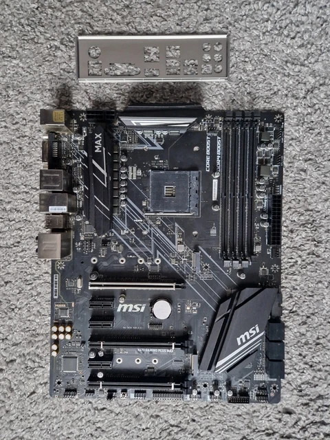 MSI X470 GAMING Plus Max AM4, AMD Motherboard FAULTY £25.00 - PicClick UK