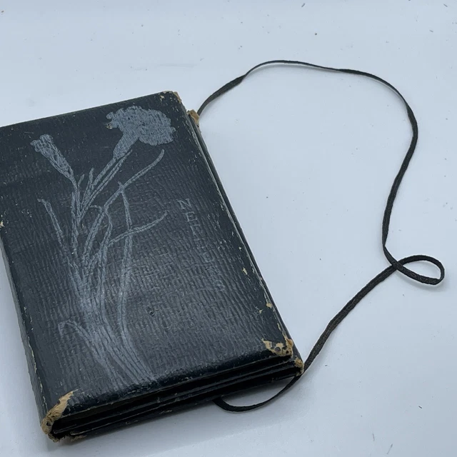 Redditch Leather Needle Case England Sewing Antique