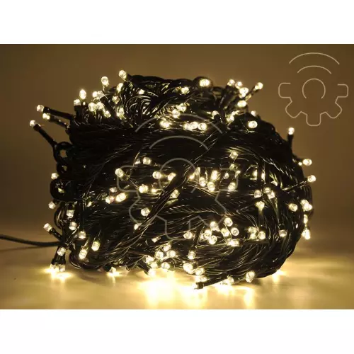 Catena serie di luci a led Bianco Caldo per albero di Natale giochi per esterno