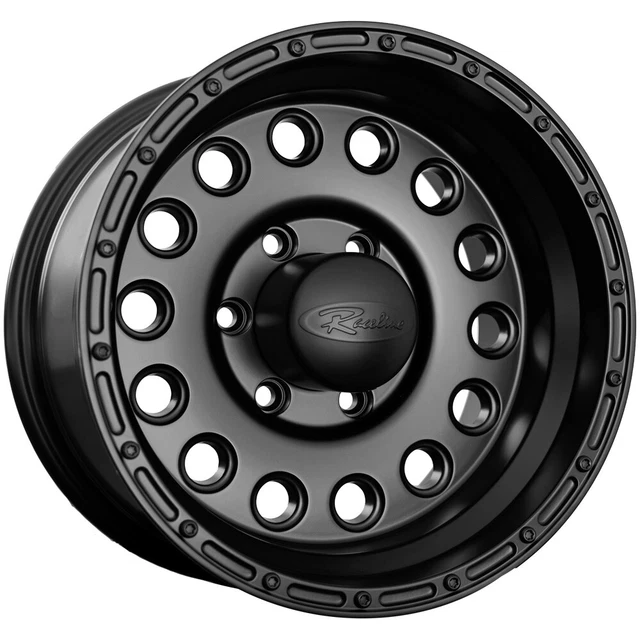 Raceline 887B Rock Crusher 17x9 6x5.5" +0mm Matte Black Wheel Rim 17" Inch
