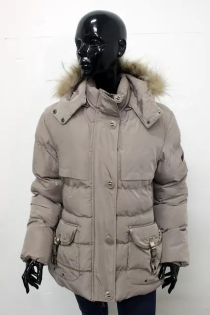 PEUTEREY Veste Femme Taille L Beige Veste Hiver Veste Manteau