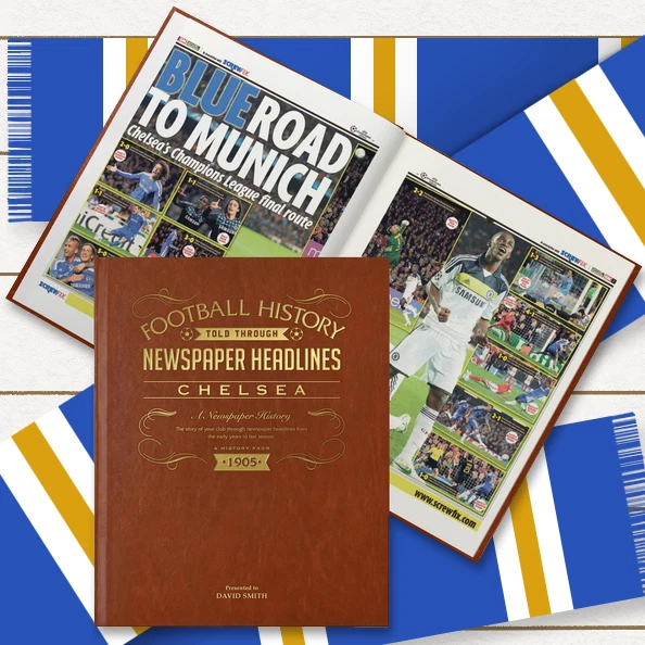 CHELSEA FC PERSONALISED Football Club History Newspaper Fan Birthday ...