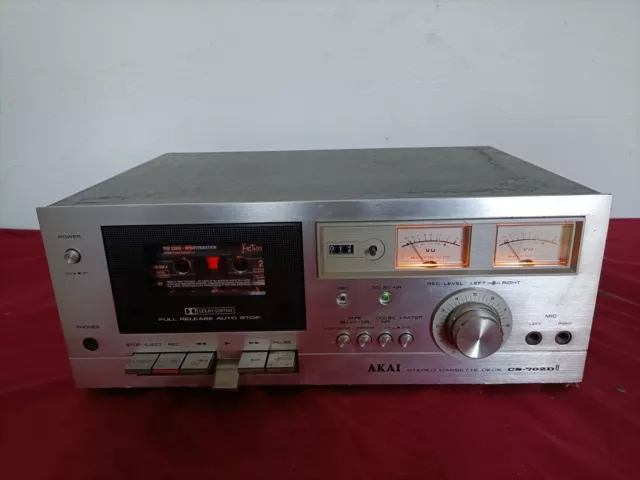 Lecteur Cassettes AKAI stéréo Cassette Deck CS-702D