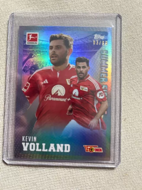 Kevin Volland Topps Summer Signings 2023/2024 Parallel 03/99