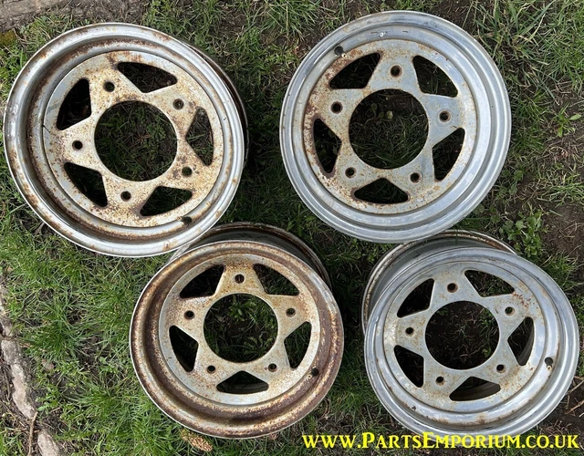 VW BAJA BUGGY Wheels - Chrome Tristar Wheels - 14