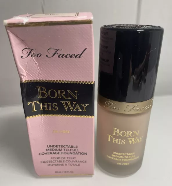Too Faced Born This Way Foundation 30ml Shade ‘Cloud’ - New In Box (Damaged Box)