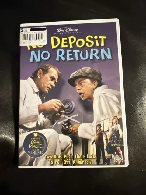 No Deposit, No Return (DVD, 1776, DISNEY)   RARE OOP