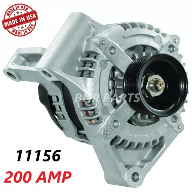 200 AMP 11156 High Output Alternator Chevy Pontiac Equinox Torrent 3.4L HD USA