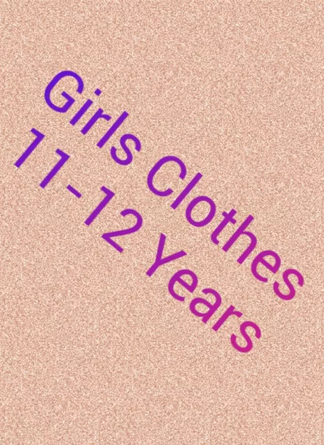 Girls Clothes Build Make Your Own Bundle Job Lot Size 11-12 years Dress Jeans