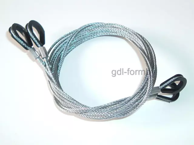 NUEVO PAR DE CABLES GARADOR Cables Puertas Garaje Puerta Repuestos Mk3c Westland Catnic Mk3