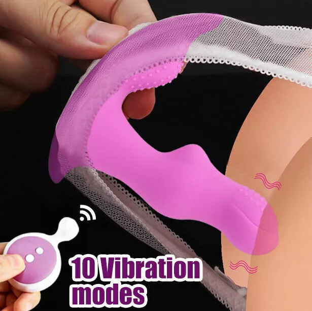 Panties-Wearable-Vibrator-G Spot-Clit-Dildo-Massager-Sex-for-Women-Remote-Toys