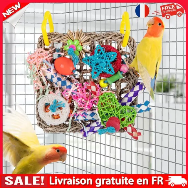 Chewing Toys Woven Seaweed Hanging Swing Supplies Bird Accessories