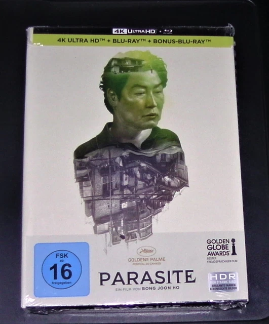 PARASITE UNCUT 4K Cover B Limited Mediabook 4K blu ray+Double blu ray