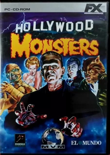 HOLLYWOOD MONSTERS -Pc ★ Juego Físico ★ Edición EL MUNDO - FX TOTALMENTE Español