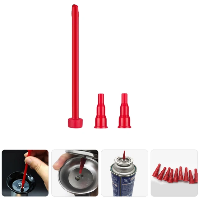 3 pz adattatori accendino ricambio lattina gas ugelli conversione lattina gas asta