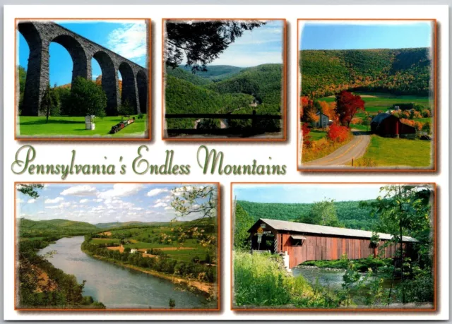 Postcard: Pennsylvania's Endless Mountains - Starrucca Viaduct, Loyalsock C A131