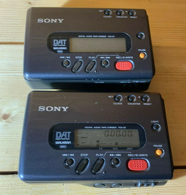SONY TCDD7 DAT Walkman digital audio tape recorder parts spares repair