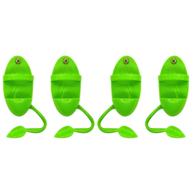 4 piezas Herramienta de alimentación de loros de pie Cuttlebone abrazo juguete