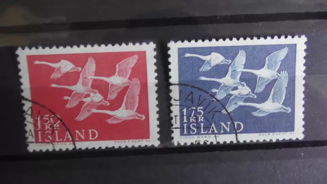 Island (1956)  312-13  gestempelt